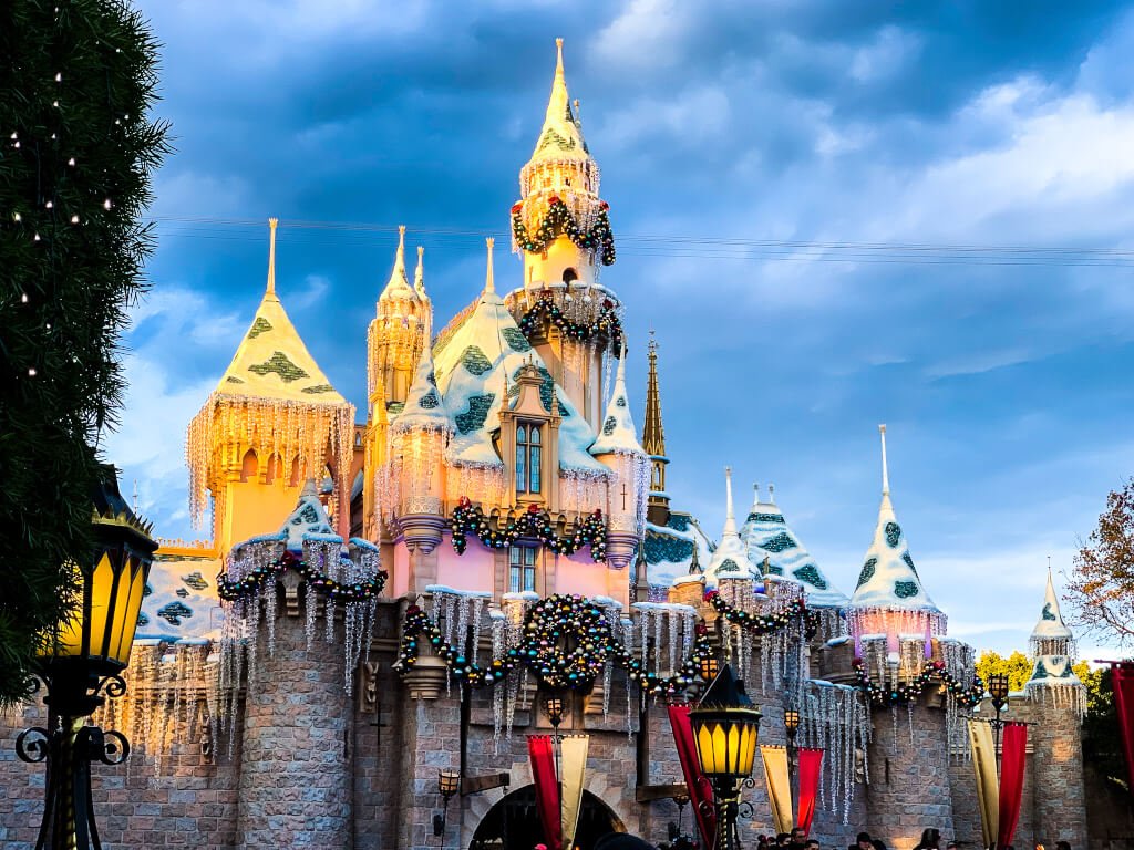 Disneyland castle - one of the best places to visit in California