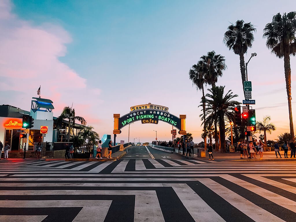 Places to visit in California: Santa Monica Pier 