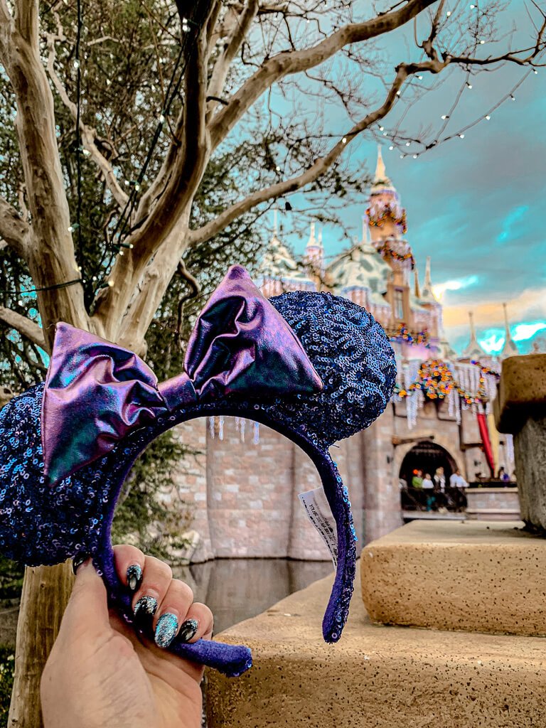 Disneyland Alone - Ears and Sleeping Beauty's Castle