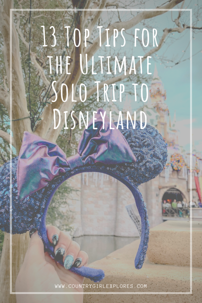 13 Top Tips for the ultimate solo trip to Disneyland